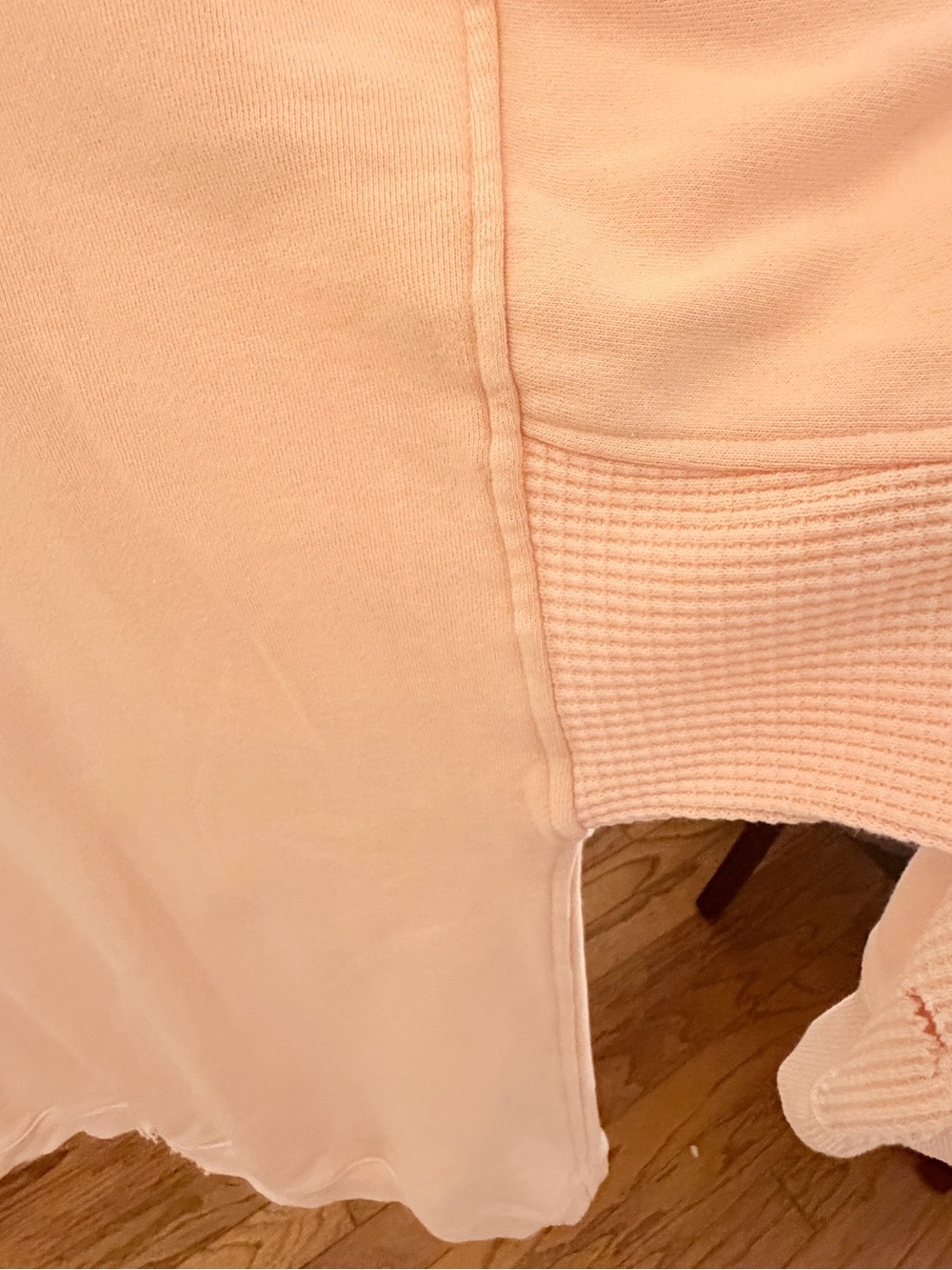 Aerie Women's Lightweight Crewneck Sweatshirt - Blush Pink XXL/2X - Picture 3 of 5